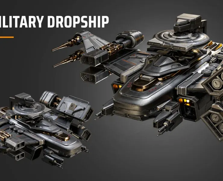 military dropship