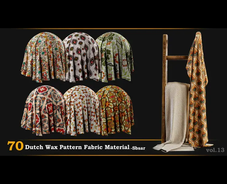 70 Dutch wax pattern Fabric material-sbsr-vol.13