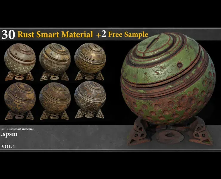 30 Rust Smart Material Vol.4 + 2 free samples