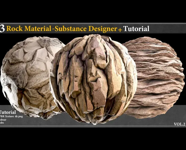 3 Rock Material - Substance Designer+ Toturial-vol.2