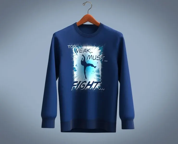 Sweatshirt-FIGHT | Marvelous / Clo3d / obj / fbx