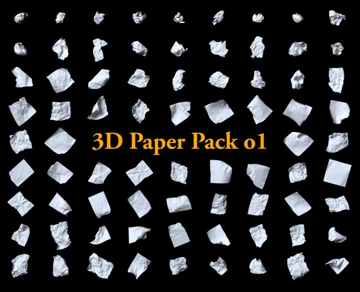 3D Paper Pack o1