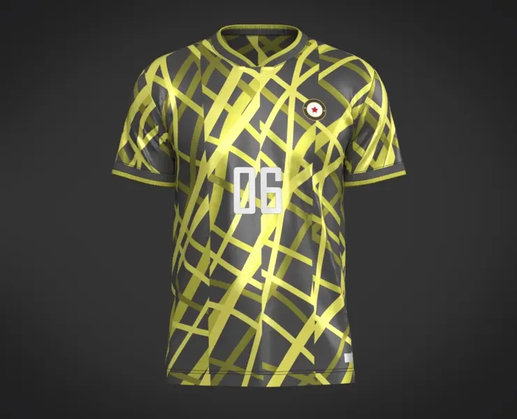 Soccer Sports Jersey Player-06 | Marvelous / Clo3d / obj / fbx