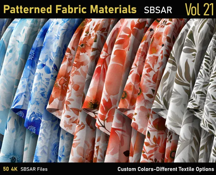 Patterned Fabric Material-Vol21-SBSAR