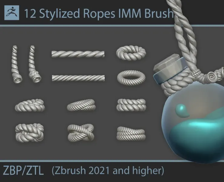 Stylized Ropes IMM Brushes