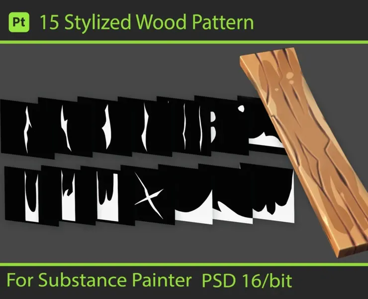 Stylized Wood Pattern