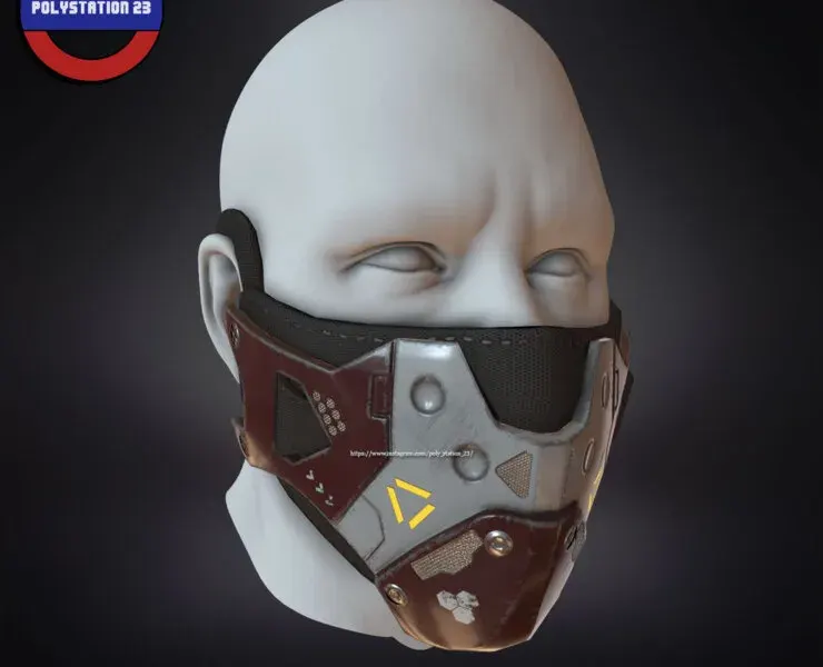 Sci-Fi Face Mask V1 game ready