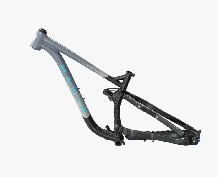 MTB suspension frame in grey/black