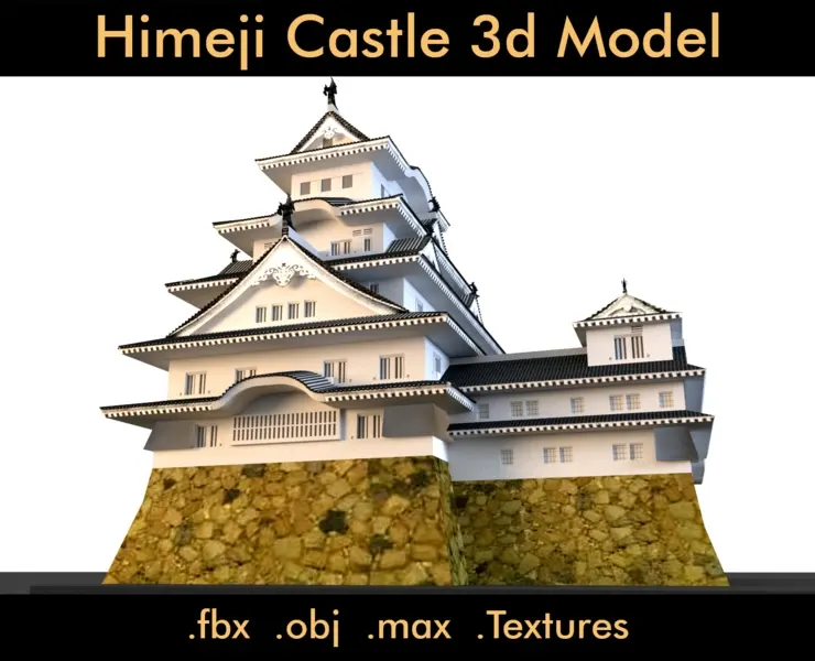 Himeji Castle- 3d Model