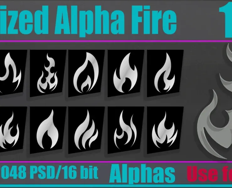 Stylized Alpha Fire