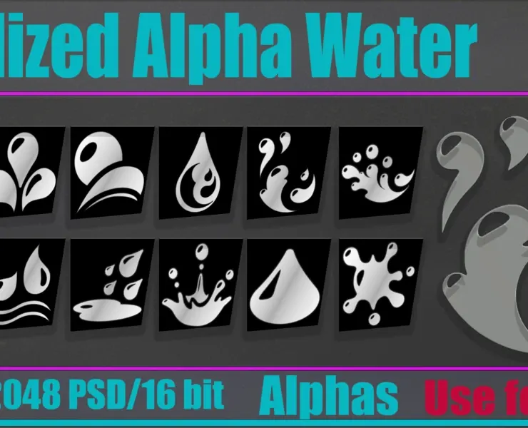Stylized Alpha Water