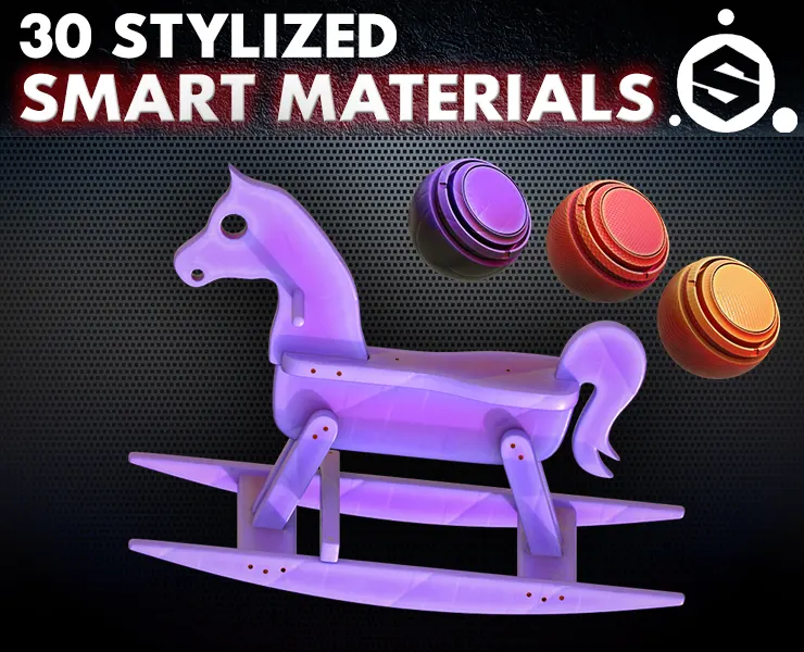 30 Stylized Smart Materials (Practical &amp; Unique) - Vol 1