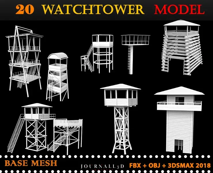 20 WATCHTOWER model basemesh