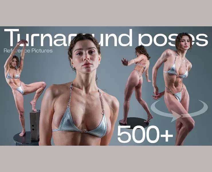 500+ Female Turnaround Poses For Sculpting (Reference Pictures)