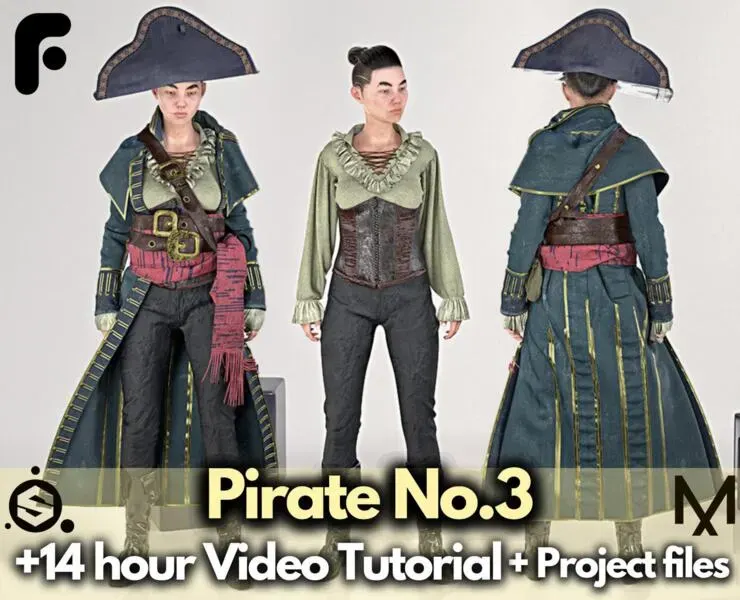 Tutorial: +14 Hours of making pirate no.3 + Project files