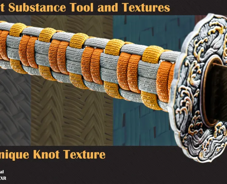 34 Tileable Knot Pattern - VOL 10