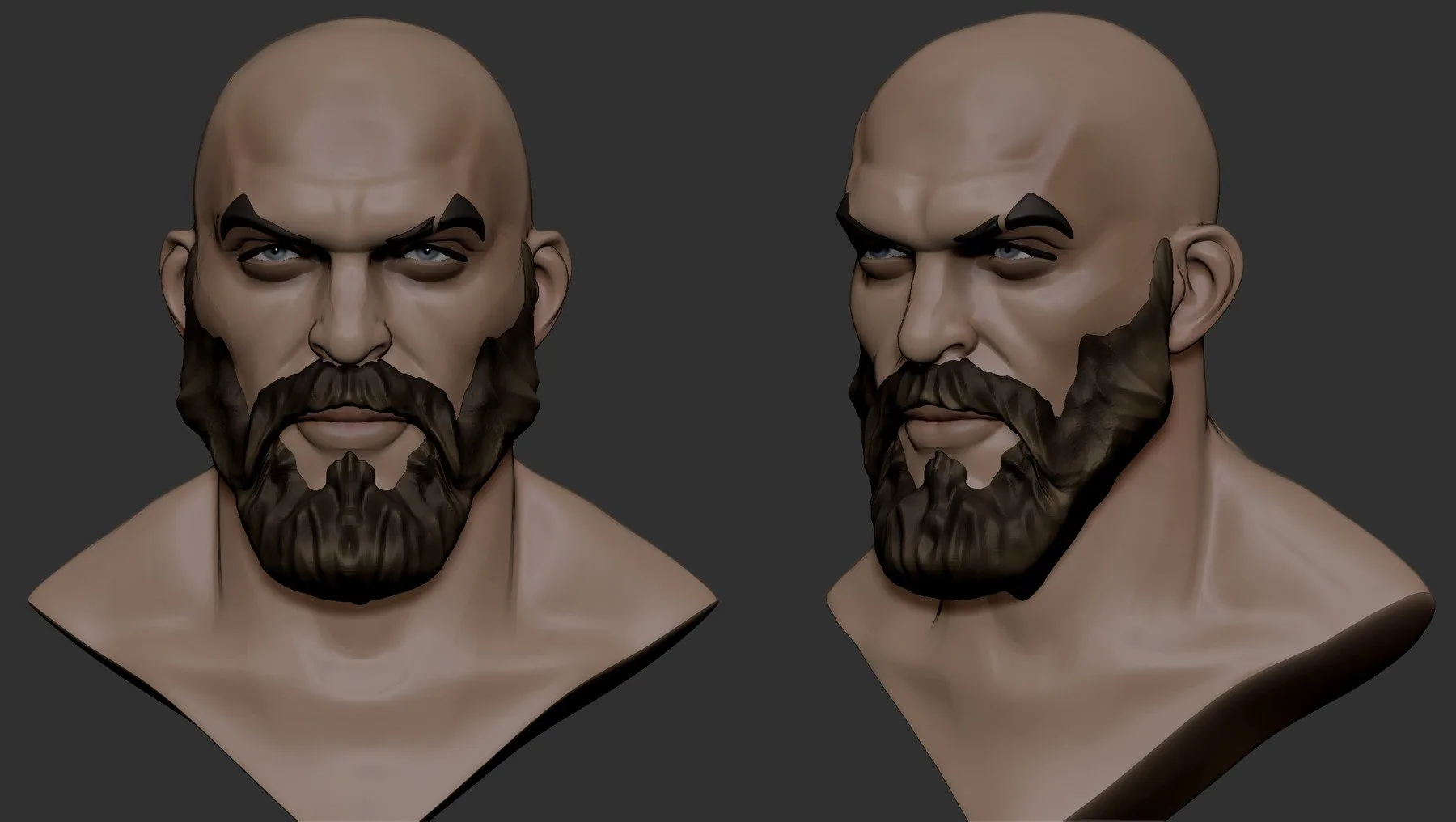 stylized head male5