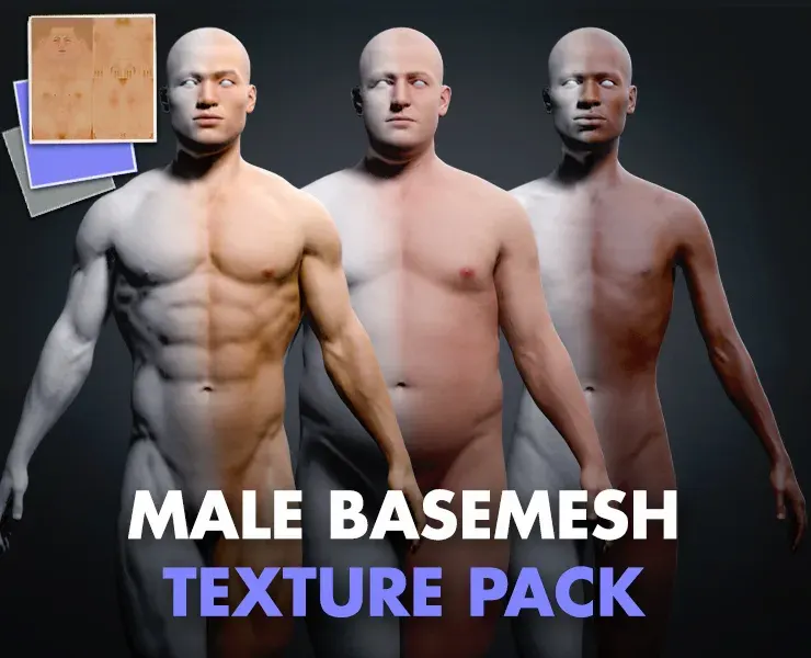 Texture Pack For Male Basemesh