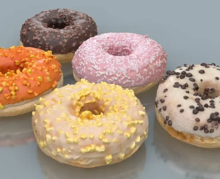 3D Scanned Donut Collection