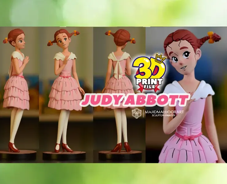 JUDY ABBOTT 3D MODEL ( 3D PRINTING-READY ) STL FILE