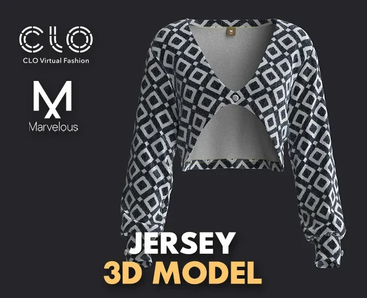 Jersey women - Marvelous / Clo3D