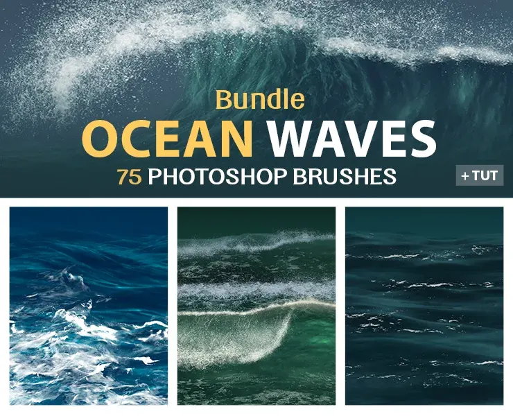 Ocean Waves Brushes Bundle