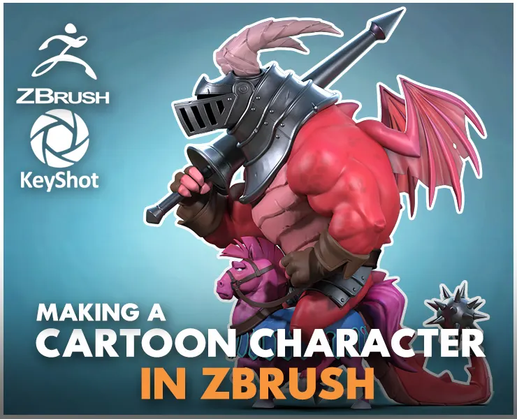 Make a Cartoon Character in Zbrush Tutorial