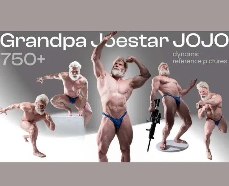 Grandpa Joestar JOJO [Dynamic Reference Pictures 750+]