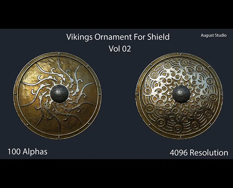 Vikings Ornament For Shield - Vol 02