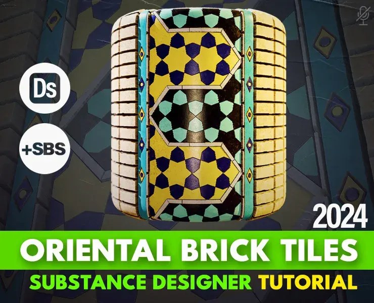 Oriental Brick Tiles Tutorial | Substance Designer