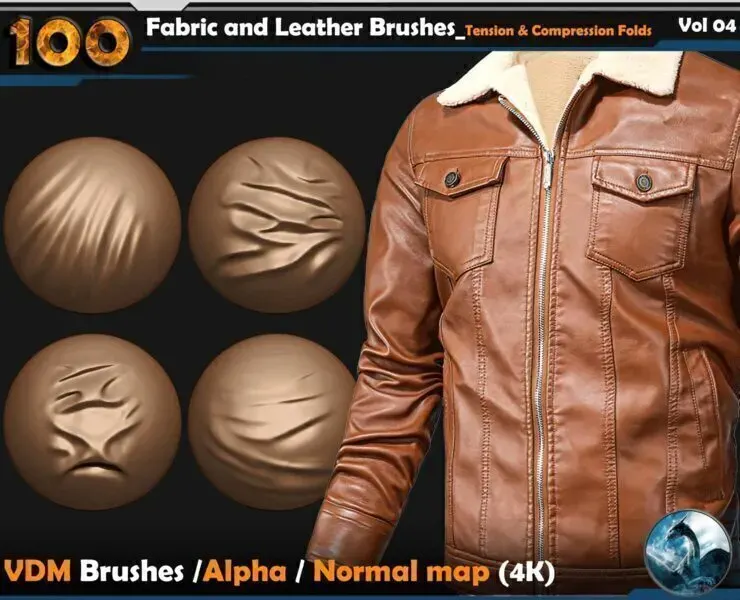 Fabric and Leather Brushes Vol 04