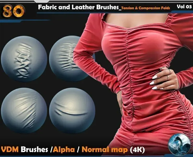 Fabric and Leather Brushes Vol 03