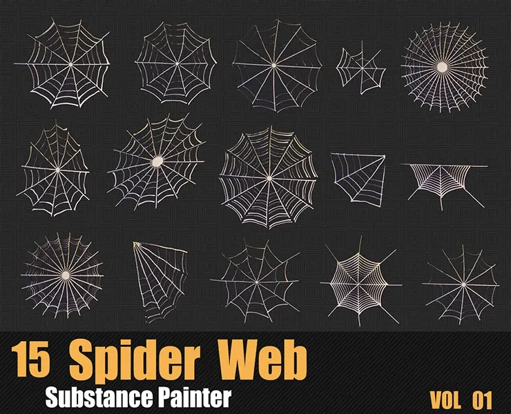 15 Spider Web Materials In Substance Painter