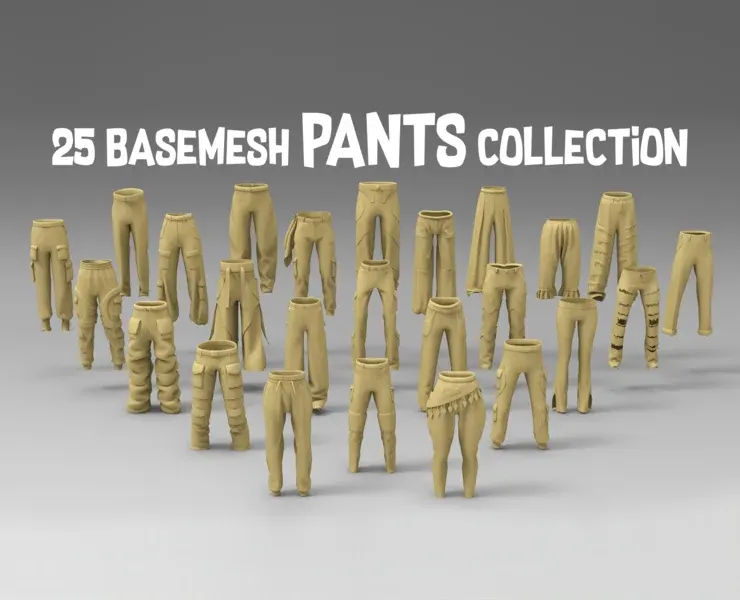 25 basemesh pants collection