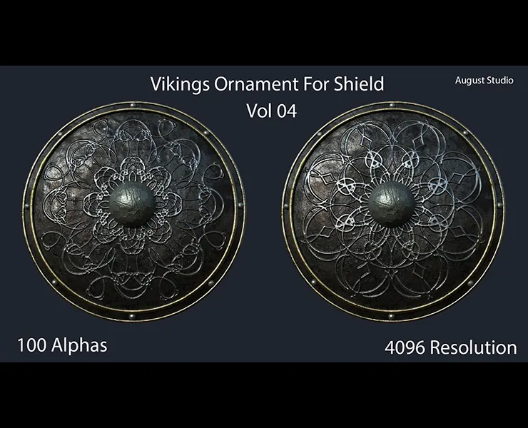 Vikings Ornament For Shield - Vol 04