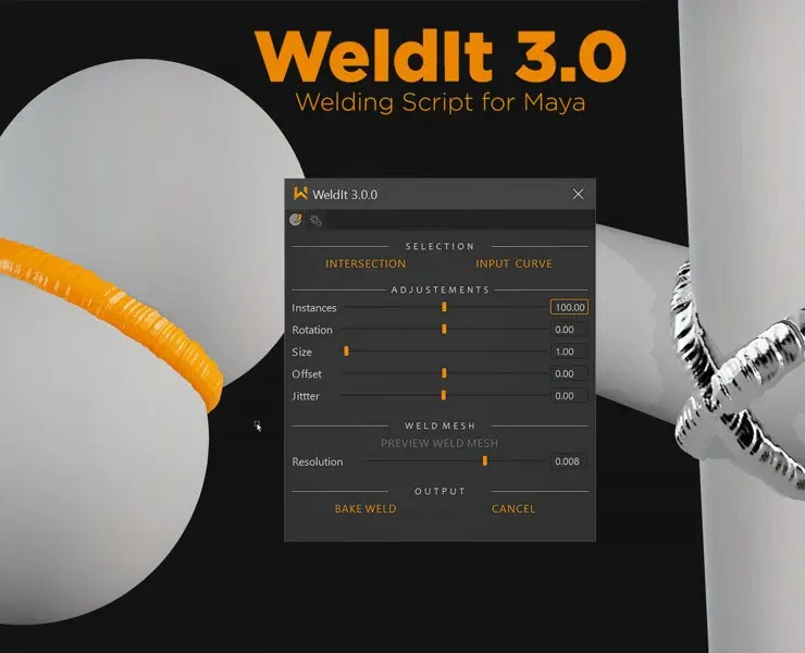 Script - WeldIt 3.0 for Maya