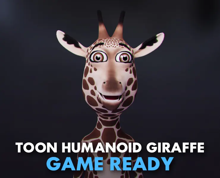 Toon Humanoid Giraffe