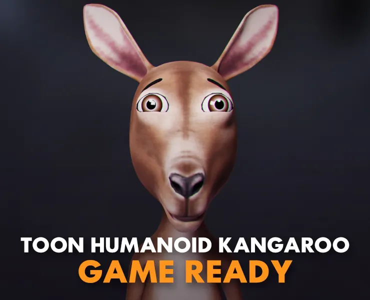 Toon Humanoid Kangaroo