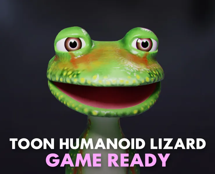 Toon Humanoid Lizard