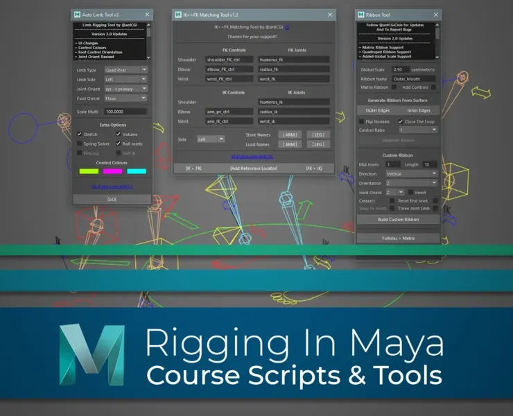 Rigging In Maya: Script Pack