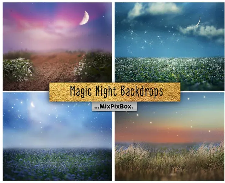 Magic Night Backdrop