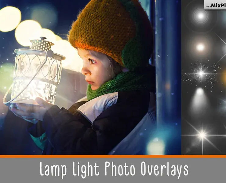 Lamp Light Photo Overlays