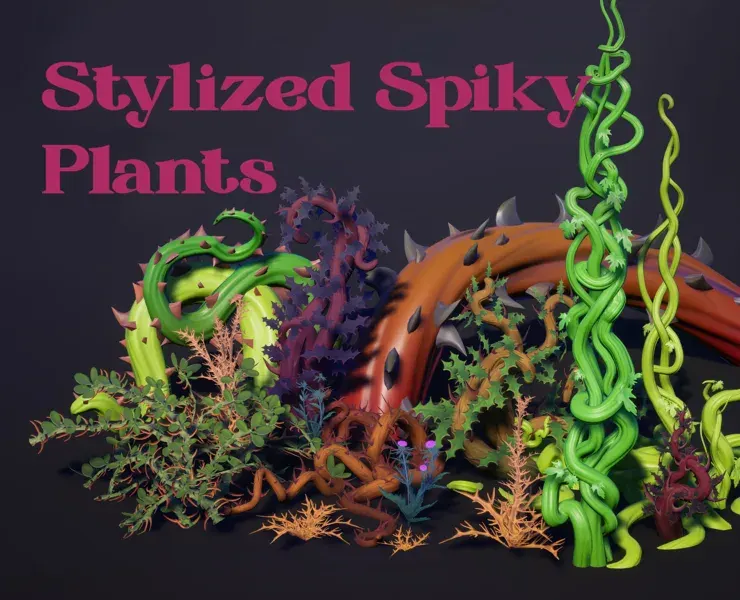 Spiky Plants Pack