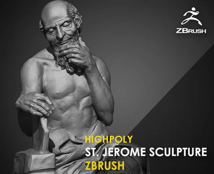 St.jerome Character Sculpture Zbrush 2019 HighPoly