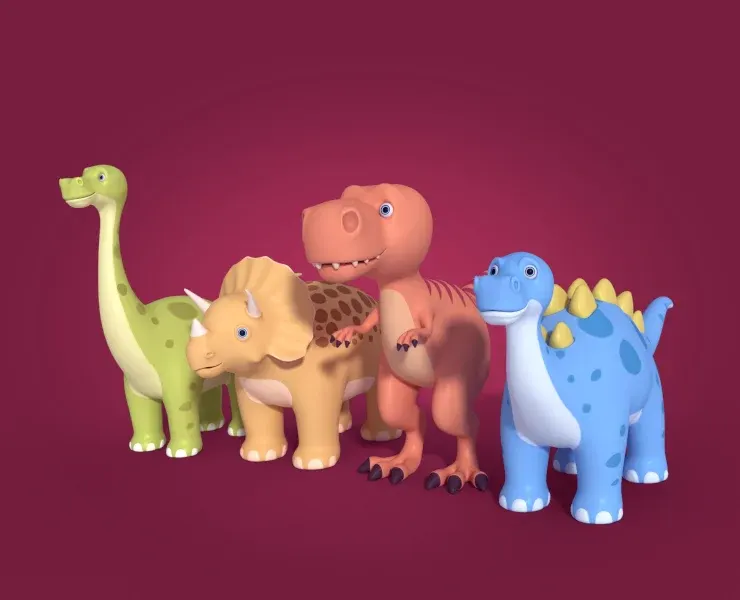 Cartoon Dinosaurs