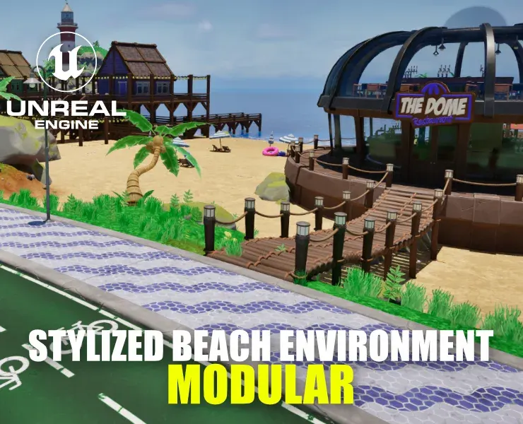 Stylized Beach Environment Pack