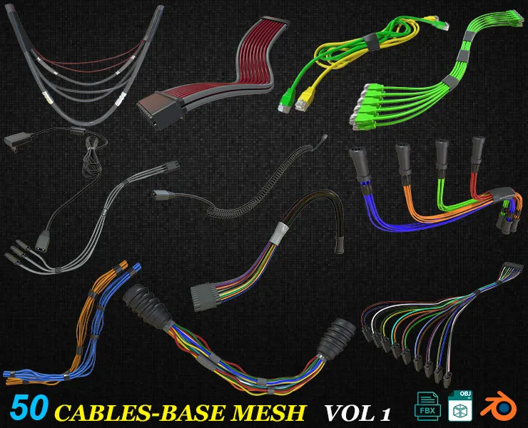 50 Cables_Base Mesh_vol1