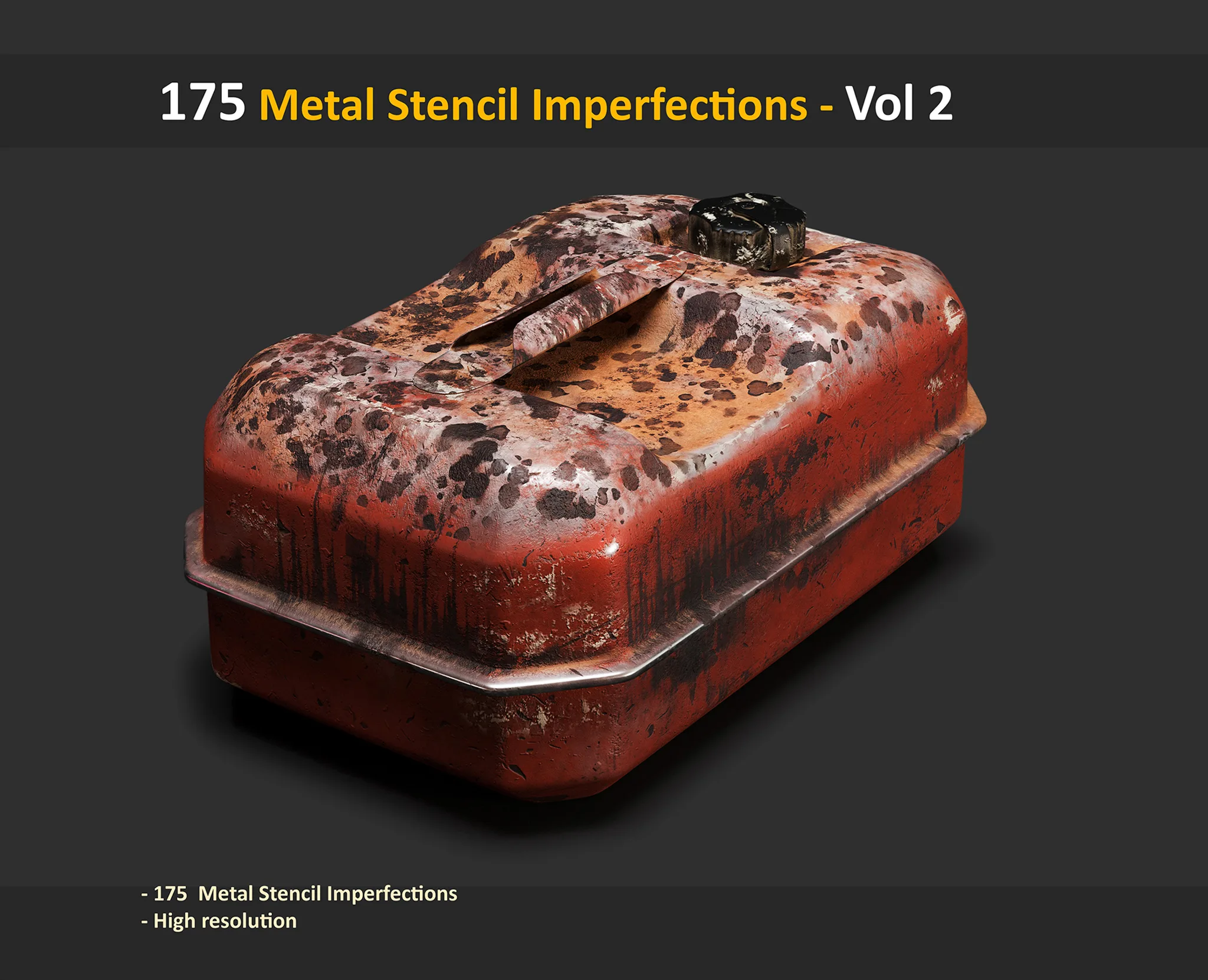 175 Metal Stencil Imperfections - Vol 2