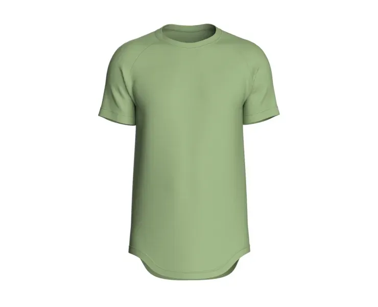 Men Scalloped Tshirt | Marvelous / Clo3d / obj / fbx