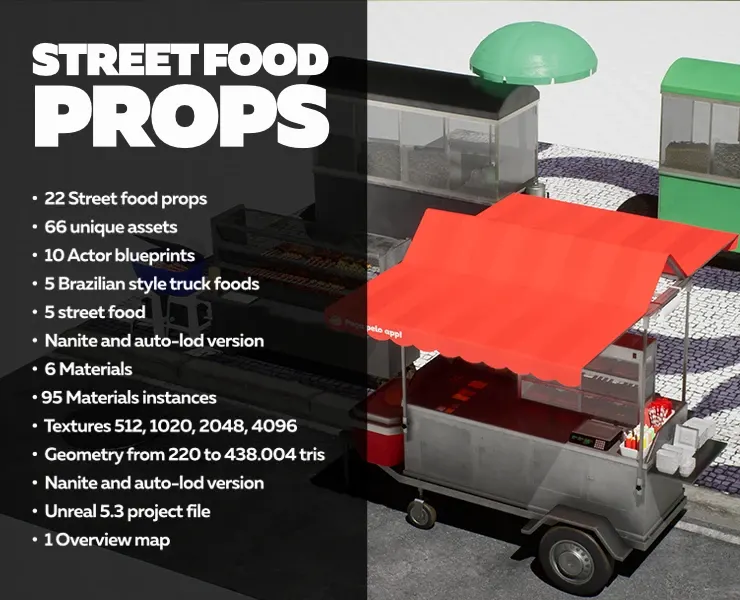 Street Food PROPS